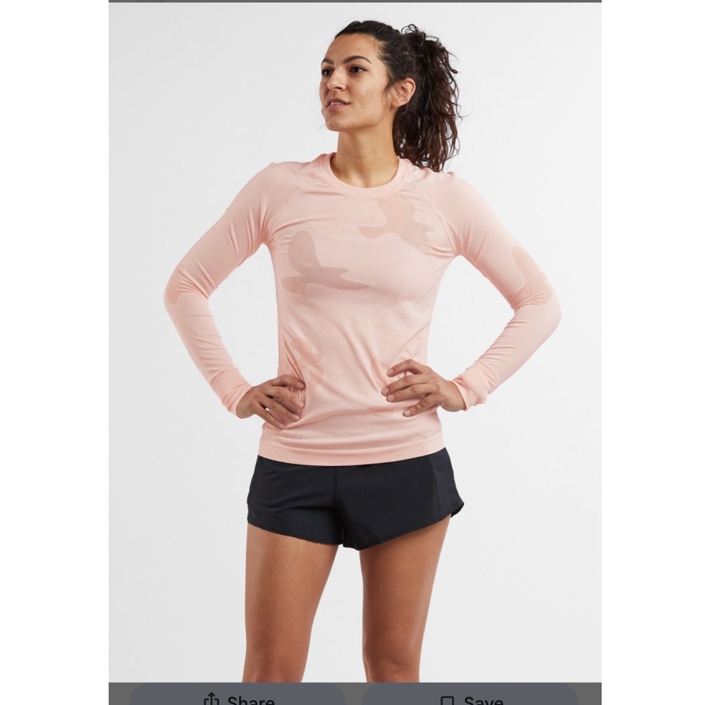 Oiselle Altitude Long Sleeve Top small running athleisure workout hiking exrcise